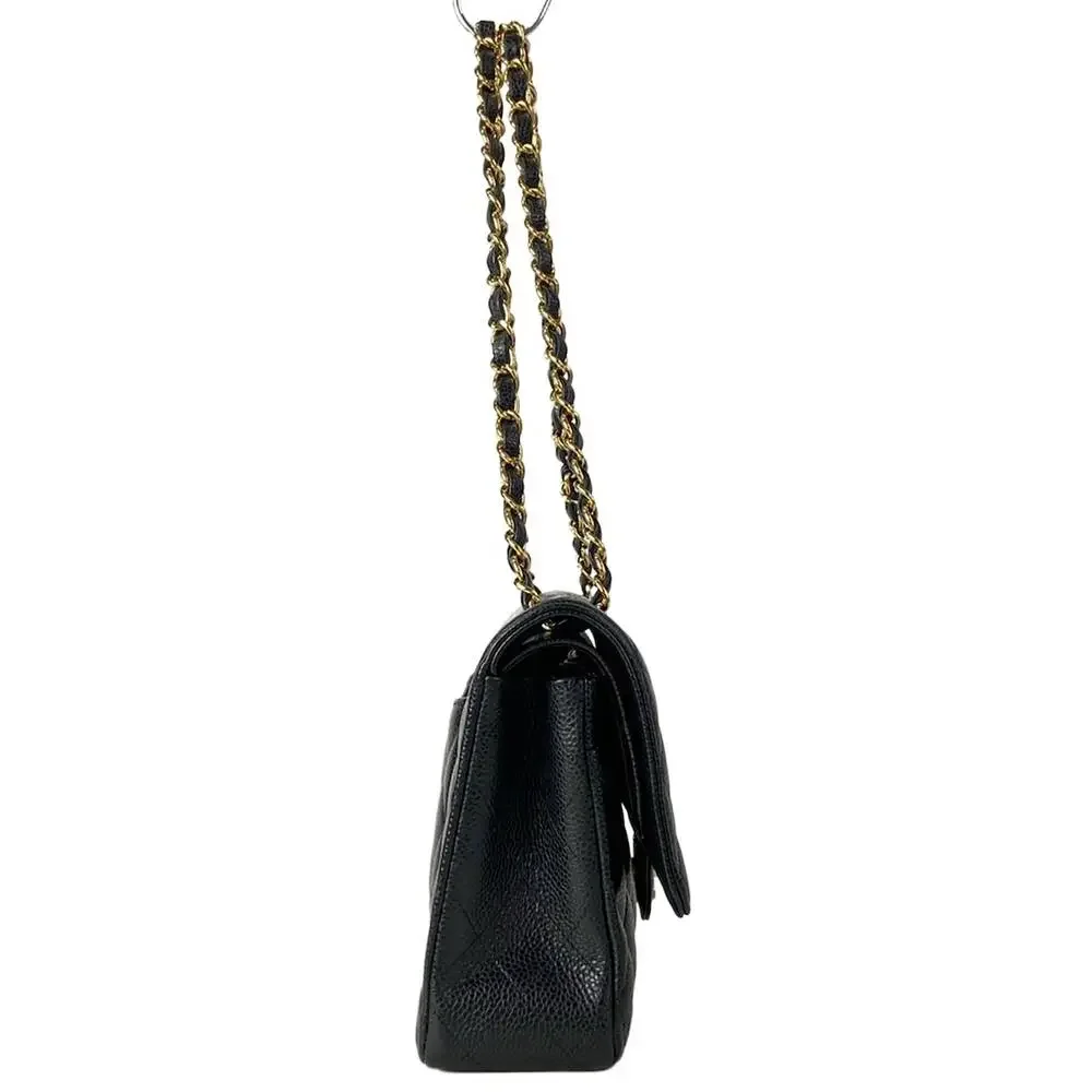 Chanel Double Flap Matelasse Shoulder Bag A01112